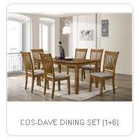 COS-DAVE DINING SET (1+6)